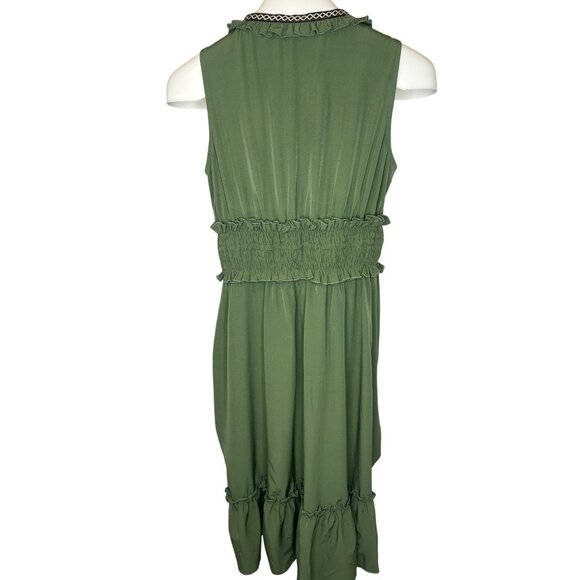 Scarlet Darkness Steampunk Renaissance Tank Dress Green NEW size MED ladies - Picture 2 of 8